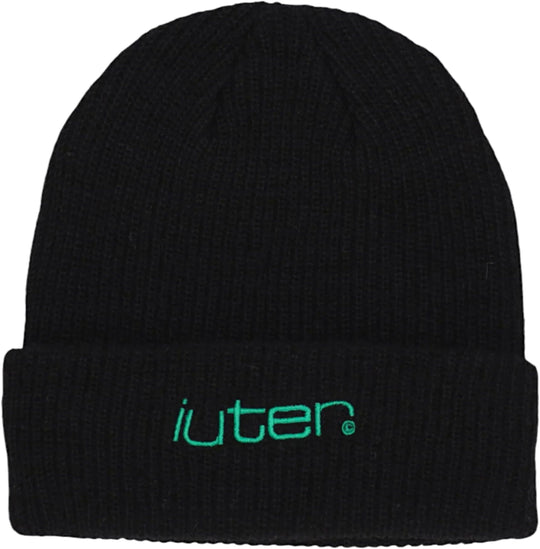  Iuter Cuffia Grid Beanie Black Uomo