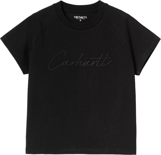  Carhartt Wip T-shirt Women Ss Ray T-shirt Black Donna