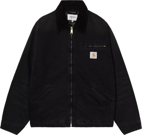 Carhartt Wip Giacca Og Detroit Jacket Black Balck Stone Canvas Uomo Blackstonecanvas