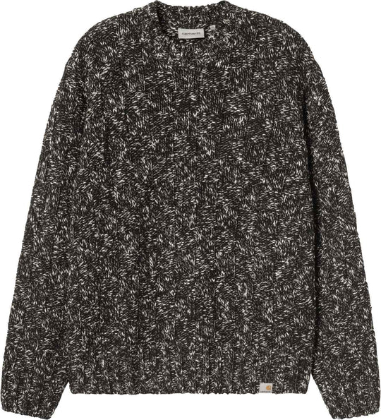  Carhartt Wip Maglione Kyloe Sweater Black Heather Uomo Blackheather