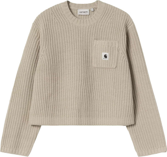  Carhartt Wip Maglione Women Mira Sweater Fleur De Sel Donna Fleurdesel