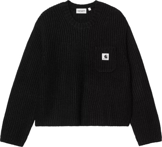  Carhartt Wip Maglione Women Mira Sweater Black Donna