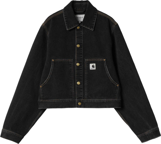  Carhartt Wip Giacca W Arca Jacket Black Stone Washed Uomo Blackstone