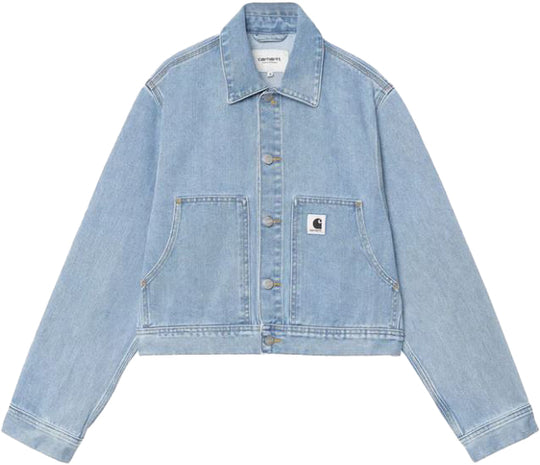  Carhartt Wip Giacca W Arca Jacket Blue Stone Bleached Donna Bluestone