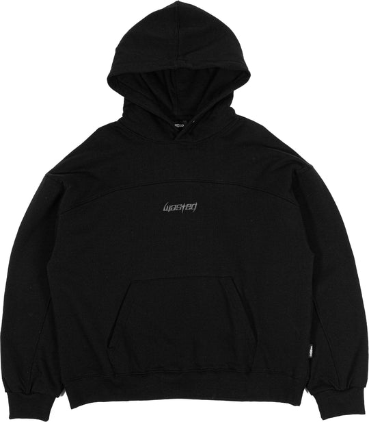  Wasted Paris Felpa Wasted Switchblade Boxy Hood Black Uomo