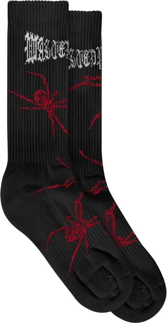  Wasted Paris Calze Phobia Socks Black Uomo