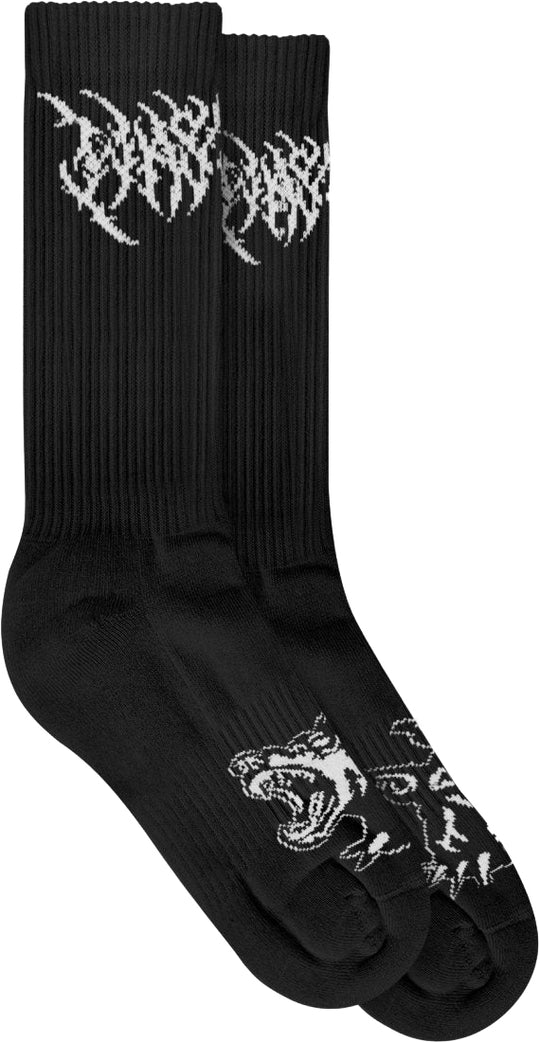  Wasted Paris Calze Blitz Socks Black Uomo
