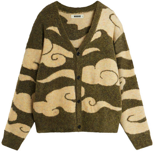  Woodbird Cardigan Koon Cloud Cardigan Dark Green Uomo Darkgreen