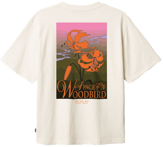  Woodbird T-shirt Baine Flower Tee Off White Uomo