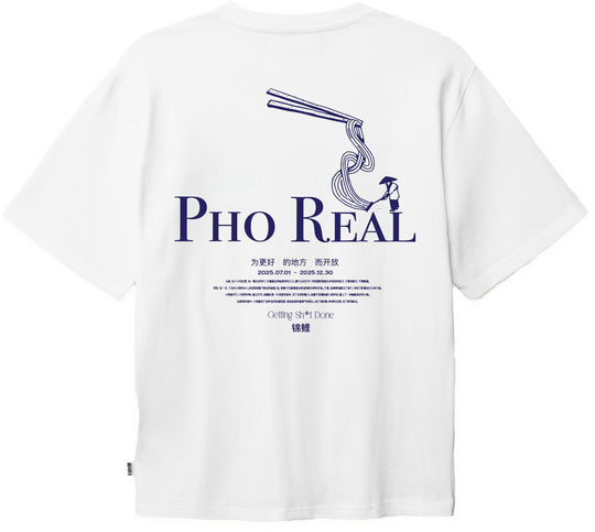  Woodbird T-shirt Beam Pho Tee White Uomo