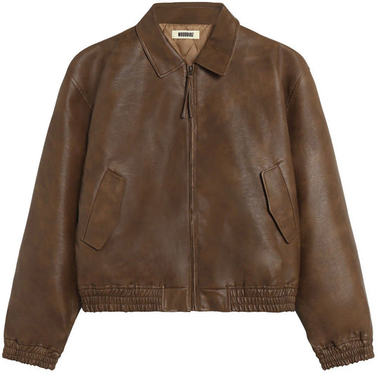  Woodbird Giacca Bao Bomber Jacket Dark Brown Uomo Darkbrown