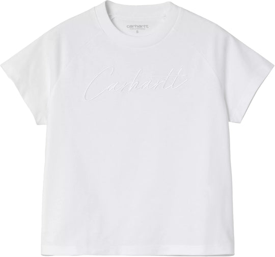  Carhartt Wip T-shirt Women Ss Ray T-shirt White Donna