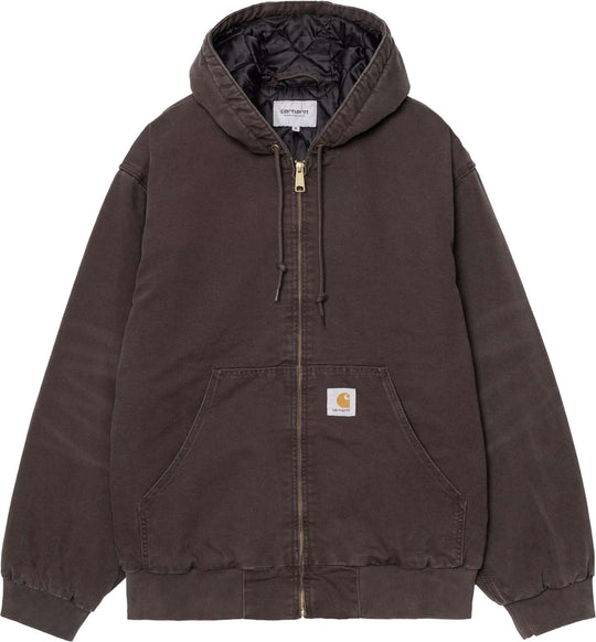  Carhartt Wip Giacca Og Active Jacket Tobacco Stone Canvas Uomo Tobaccostonecanvas