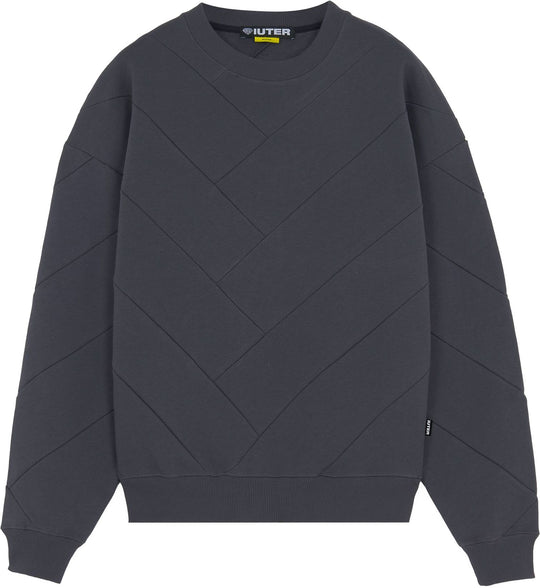  Iuter Felpa Parquet Crewneck Asphalt Uomo