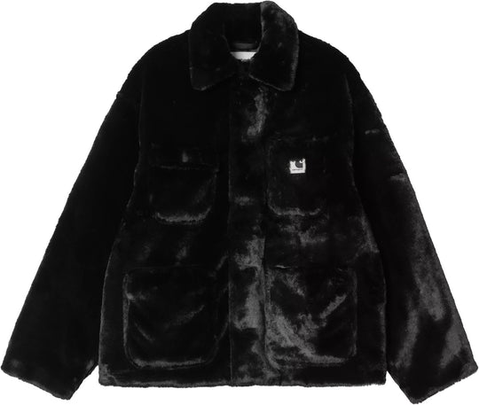  Carhartt Wip Giacca Women Olney Michigan Coat Black Donna