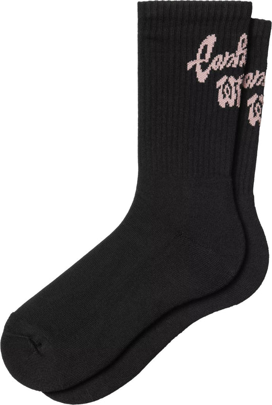  Carhartt Wip Calze Chedda Socks Black Glassy Pink Uomo Blackglassypink