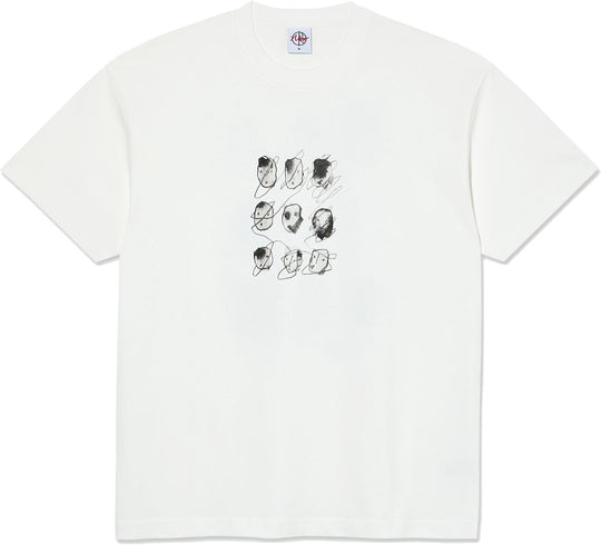  Polar Skate Co. T-shirt Sequence Tee Cloud White Uomo