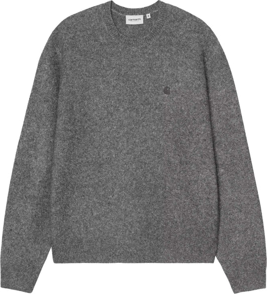  Carhartt Wip Maglione Curtis Sweater Tangled Graphite Uomo Tangledgraphite