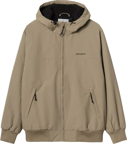  Carhartt Wip Giacca Hooded Sail Jacket Leather Black Uomo Leatherblack