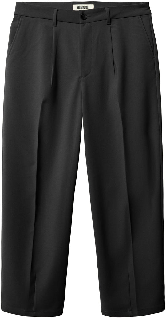  Woodbird Pantalone Rick Nickle Pant Black Uomo