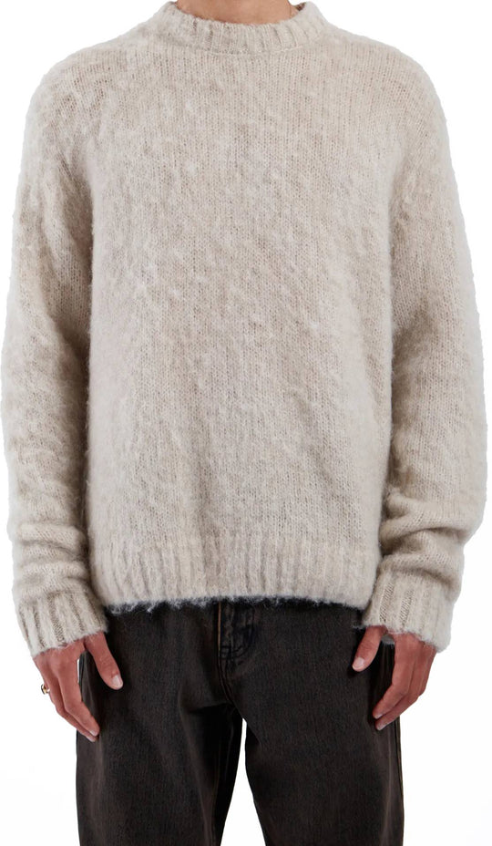  Dr. Denim Maglione Mic Sweater Brushed Silver Lining Uomo Brushedsilverlining