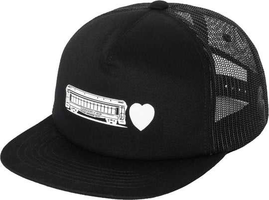  Carhartt Wip Cappello Deconstructed Trucker Black Uomo