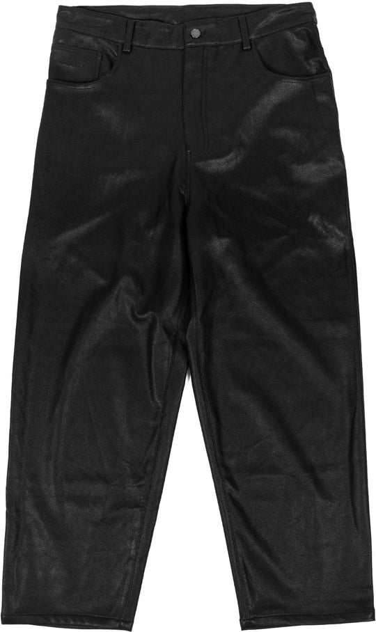  Wasted Paris Pantaloni Fauc Leather Casper Pant Black Uomo Fadedblack