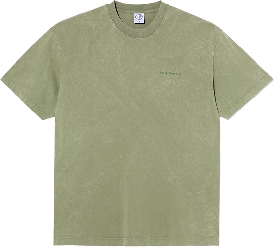  Polar Skate Co. T-shirt Acid Tee Iotit Army Green Uomo Armygreen