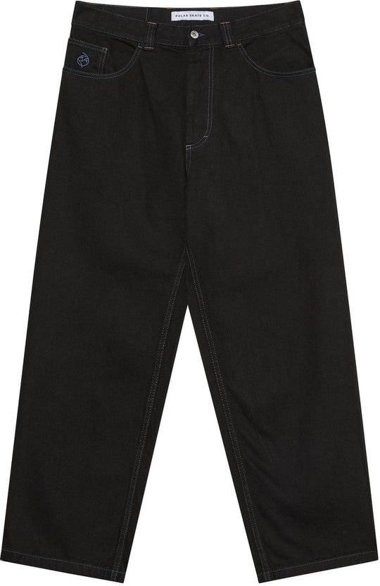  Polar Skate Co. Pantaloni Big Boy Jeans Black Blue Stitching Uomo Blackbluestitching