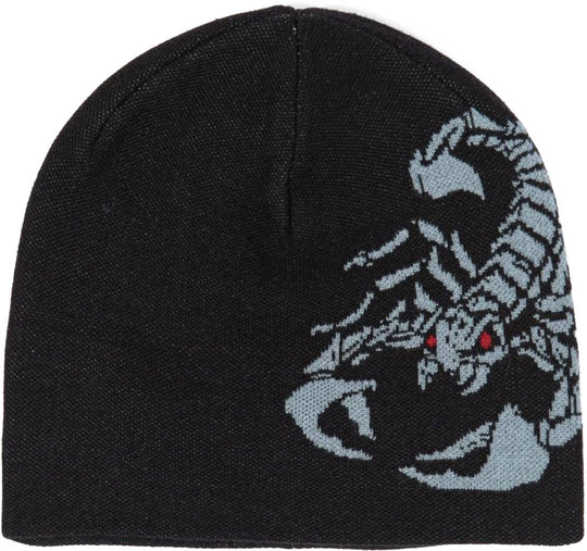  Wasted Paris Cuffia Bane Reverse Brow Beanie Black Uomo