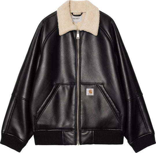  Carhartt Wip Giacca Shepton Jacket Black Natural Uomo