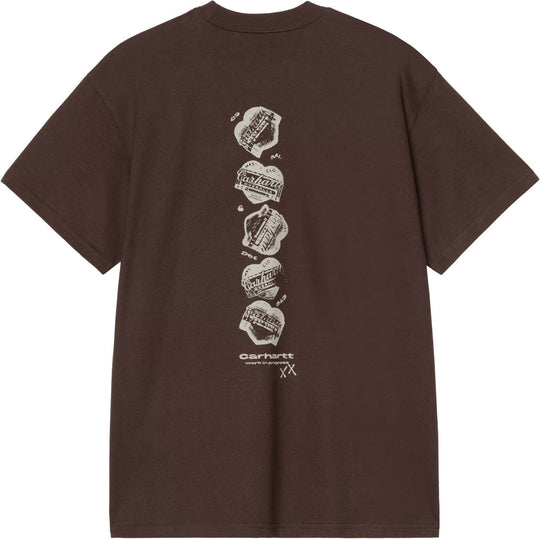  Carhartt Wip T-shirt Ss Garble T-shirt Palisander Uomo