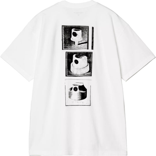  Carhartt Wip T-shirt Ss Caps T-shirt White Uomo