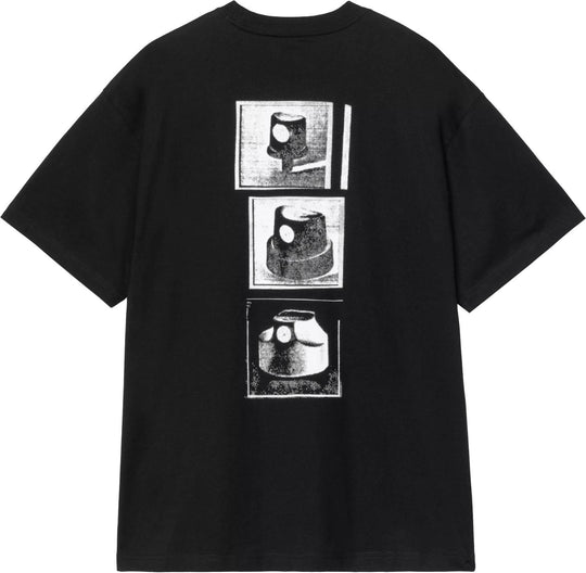  Carhartt Wip T-shirt Ss Caps T-shirt Black Uomo