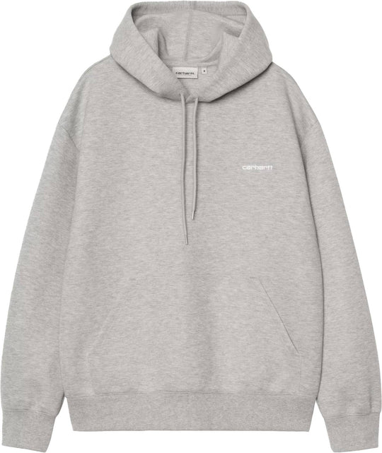  Carhartt Wip Felpa Alda Sweat Grey Heather White Uomo Greyhetherwhite