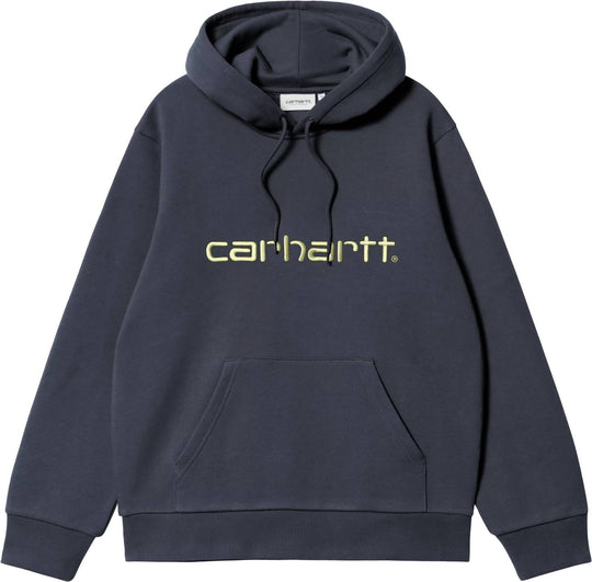  Carhartt Wip Felpa Hooded Carhartt Sweat Deep Night Gentle Green Uomo Deepnightgentlegreen