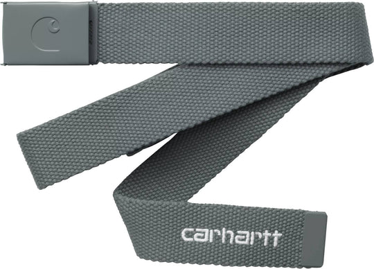  Carhartt Wip Cinta C-logo Belt Tonal Velvet Green White Uomo Velvetgreenwhite