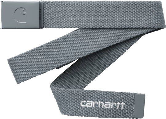  Carhartt Wip Cinta C-logo Belt Tonal Cozy Blue White Uomo Cozybluewhite