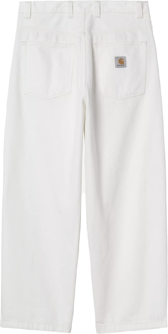  Carhartt Wip Jeans Brandon Pant White Rinsed Uomo Whiterinsed