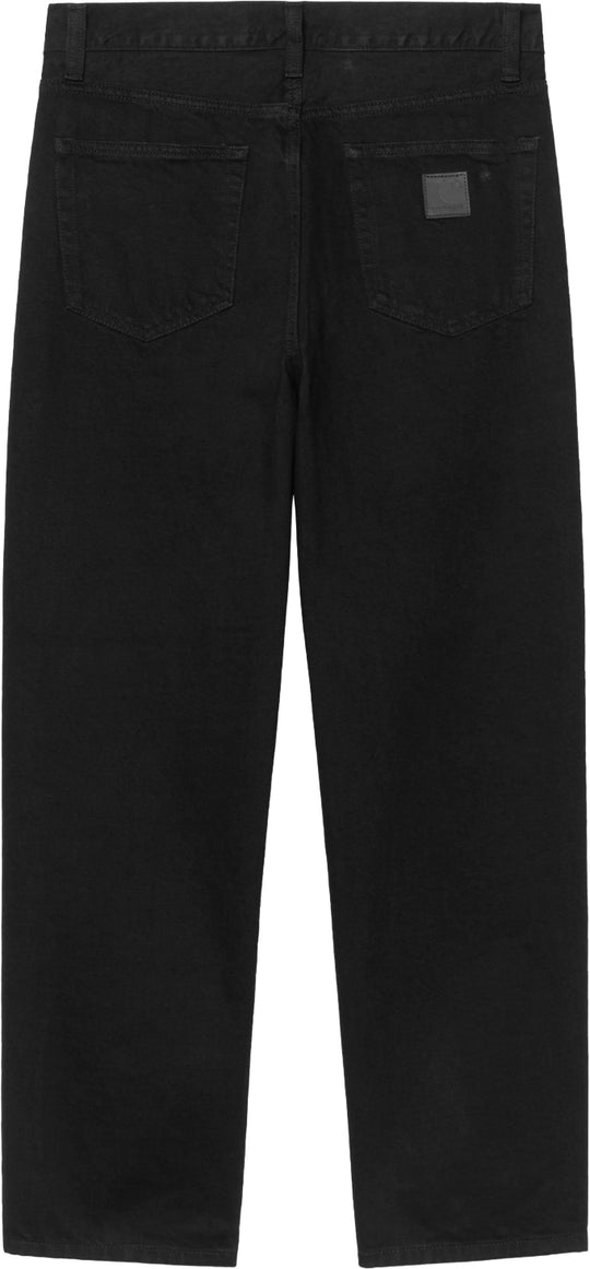  Carhartt Wip Pantalone Aaron Pant Black Rinsed Uomo Blackrinsed