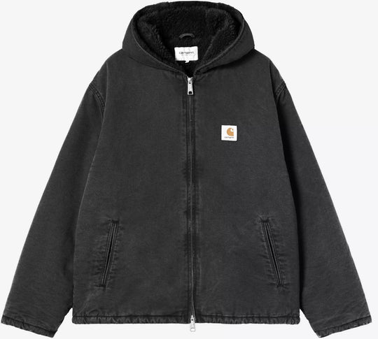  Carhartt Wip Giacca Mitch Jacket Black Dusky Canvas Uomo Blackduskycanvas