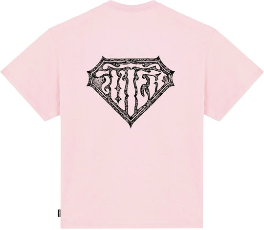  Iuter T-shirt Thorns Double Logo Tee Pink Uomo