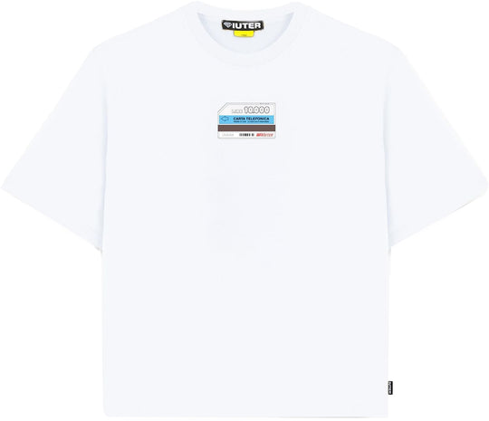  Iuter T-shirt Call Me Tee White Uomo