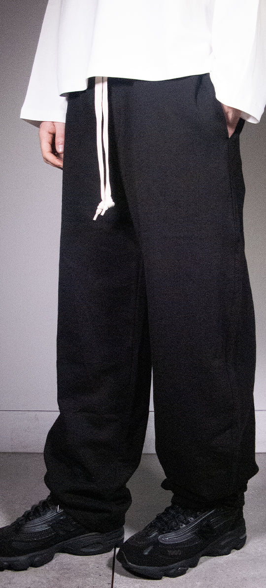  A.u.r.a.s Pantalone Tuta Baggy Black Uomo