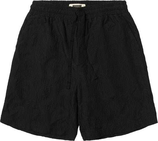  Woodbird Short Wwbommy Embroidery Black Uomo