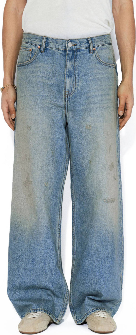  Dr Denim Jeans Cormac Baggy Stream Sky Aged Distress Dr. Denim Uomo