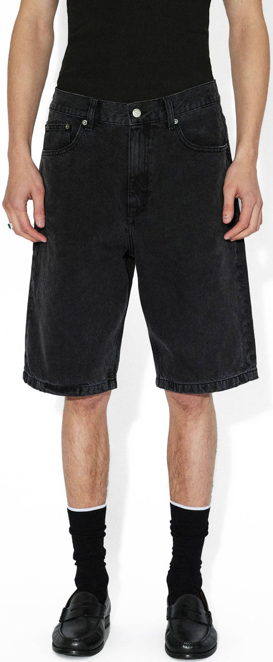  Dr Denim Omar Shorts Worn Black Dr. Denim Uomo
