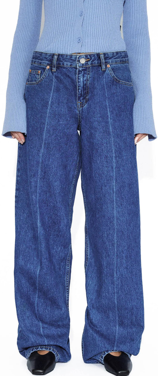  Dr Denim W Hill Haze Mid Retro Crease Dr. Denim Donna Blue