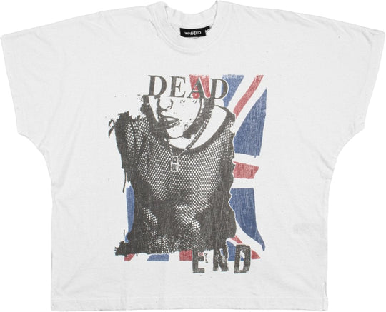  Wasted Paris T-shirt Dead Ed Sleaze Tee White Uomo
