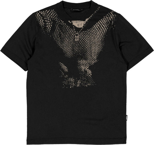  Wasted Paris T-shirt Nevermind Tee Black Uomo